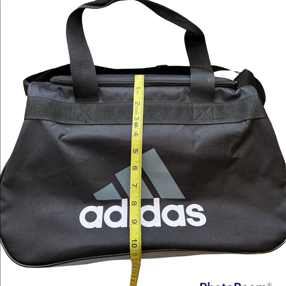 Adidas Black Small Duffle Athletic Bag With shoulder strap